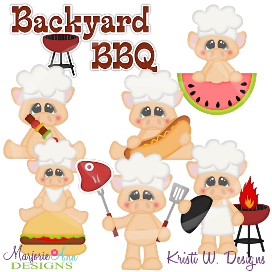 BBQ Pork SVG Cutting Files Includes Clipart - Click Image to Close